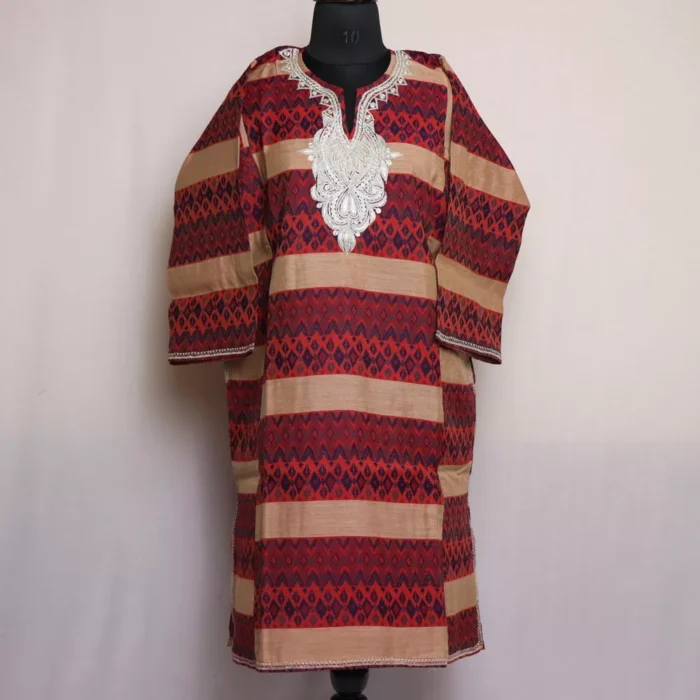 Summer Pheran - Cotton With Tilla Embroidery