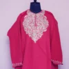 Pink Ayesha Kashmiri Work Warm Pheran