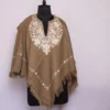 Pashm Poncho With Kashmiri Aari Embroidery - Khushi Collection