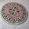 Gurezi Namda Rug, Round Meditation mat | Aasan or Chair Pad 2FT