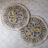 Miri Set of 2 Rugs, Handmade Namdas 2ft
