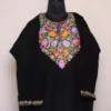 Kashmiri Pheran Design  - Black Bagh Premium Cashmilon with Aari Work