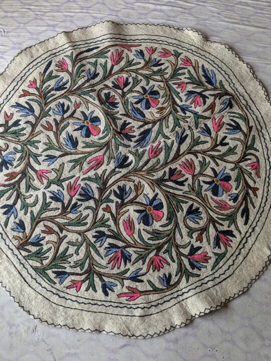 Kashmiri Home Decor Namda - 5 feet, Pure Wool, Handmade
