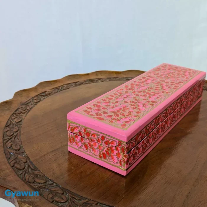 Gulabi Paper Mache Pencil Box or Pen Box