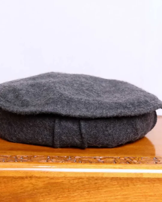 dark grey pakol cap
