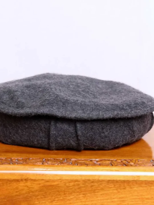 dark grey pakol cap