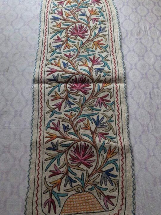 Naseembagh Kashmiri Handmade Namda Runner Rug 6×2ft