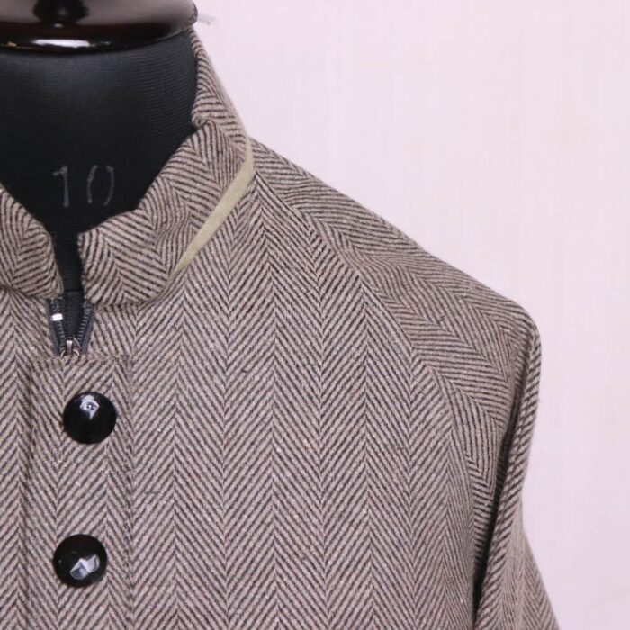 Male Phiran | Light Brown Ragnal Kashmiri Pattu Tweed Pheran |  (L46,56) - Asim - Image 2