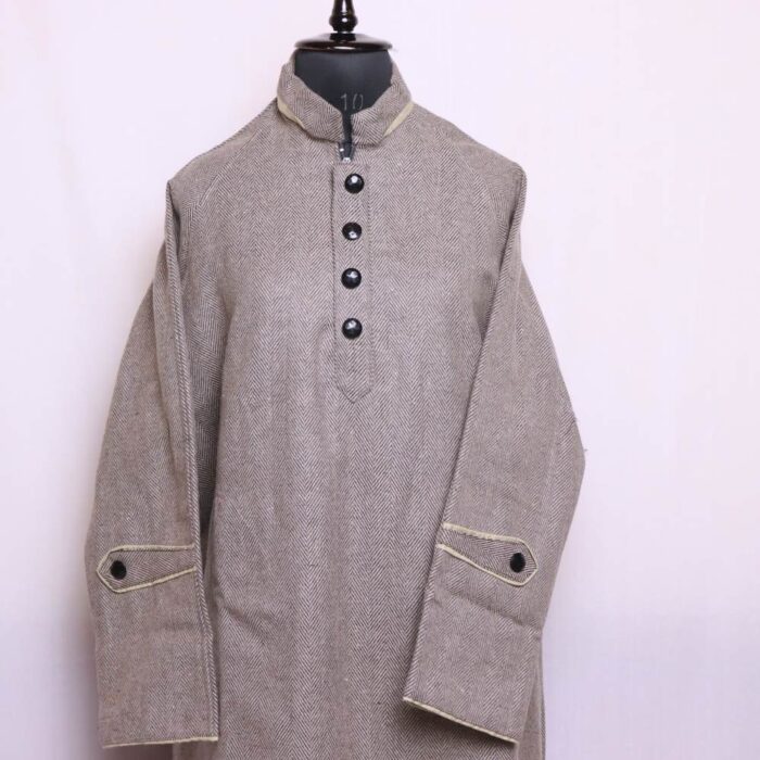 Male Phiran | Light Brown Ragnal Kashmiri Pattu Tweed Pheran |  (L46,56) - Asim - Image 3