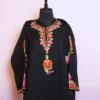 Black Pheran With Heavy Aari Hand Embroidery on Sides- Needle Magic (45,52)