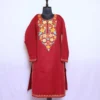 Maroon Woolen Kurti for Winter Wear Bahara (L 41)