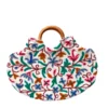 Kashmiri Beautifully Crewel Crafted Handbag | Ring bag Pentagon