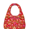 Kashmiri Red Purse Handbag Crewel Handworked | Large