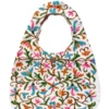Kashmiri White Purse Handbag Crewel Handworked | Large