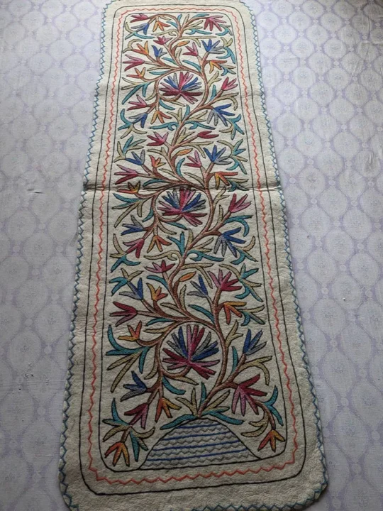 Kul Kashmiri Handmade Namda Runner Rug 6×2ft