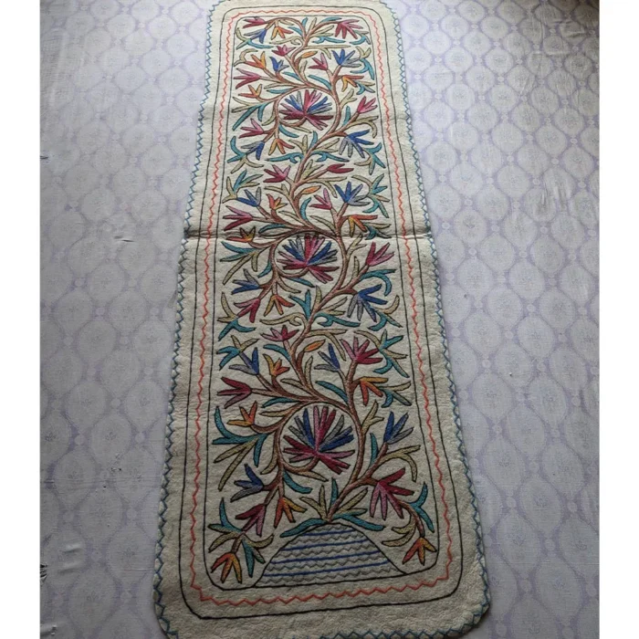 Kul Kashmiri Handmade Namda Runner Rug 6×2ft