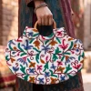 Kashmiri Beautifully Crewel Crafted Handbag | Ring bag Pentagon