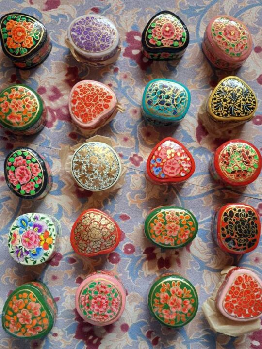Paper Mache Ring Box 2 Inch: Set of 20, 50, 100 | Wedding Favors, Mehndi Favors, Wedding Gift, etc.