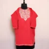 Khatoon Kashmiri Pink Girls Pheran With Aari Crafted for Winter Wear (L30)