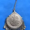 Traditional Kashmiri Jewelry Antique Silver Maang Tikka – Timeless Elegance