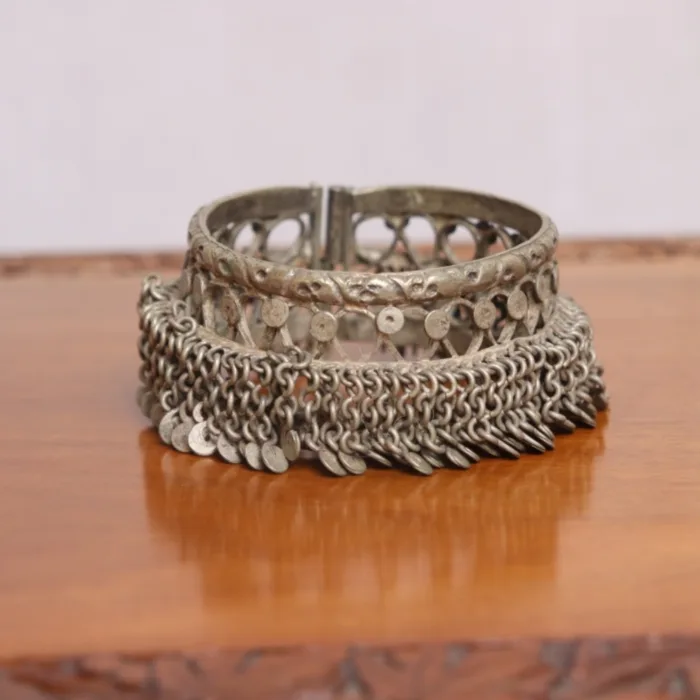 Vintage Antique Silver Bangles – Classic Elegance