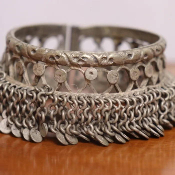Vintage Antique Silver Bangles – Classic Elegance - Image 2