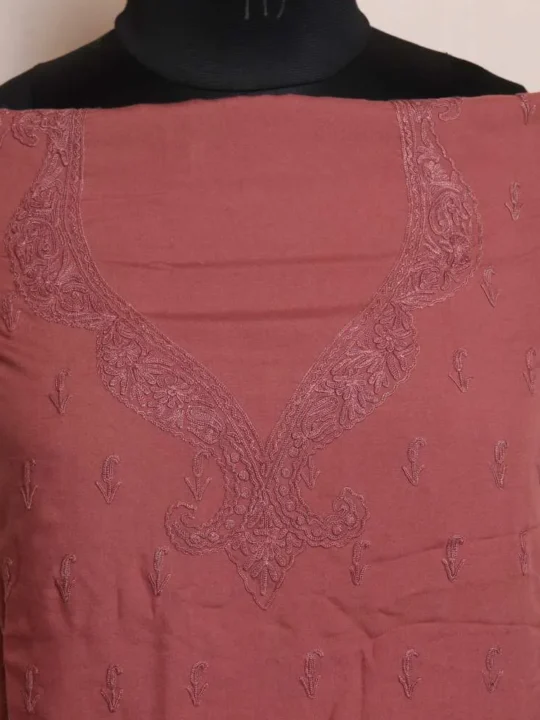 Pink Lizzi Bizzi 2pc Suit with Hand Aari Work