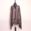 Kani Palla Wool Stole Brown