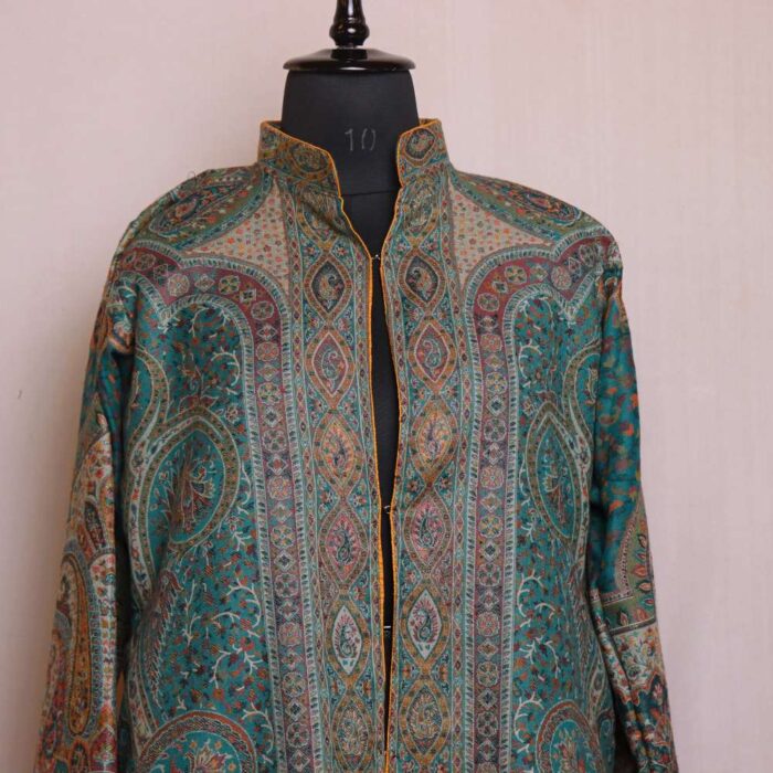 Kashmiri Kani Jacket Coat for women- Begum - Image 2