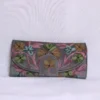 Meher Velvet Grey Wallet - Aari Embroidery