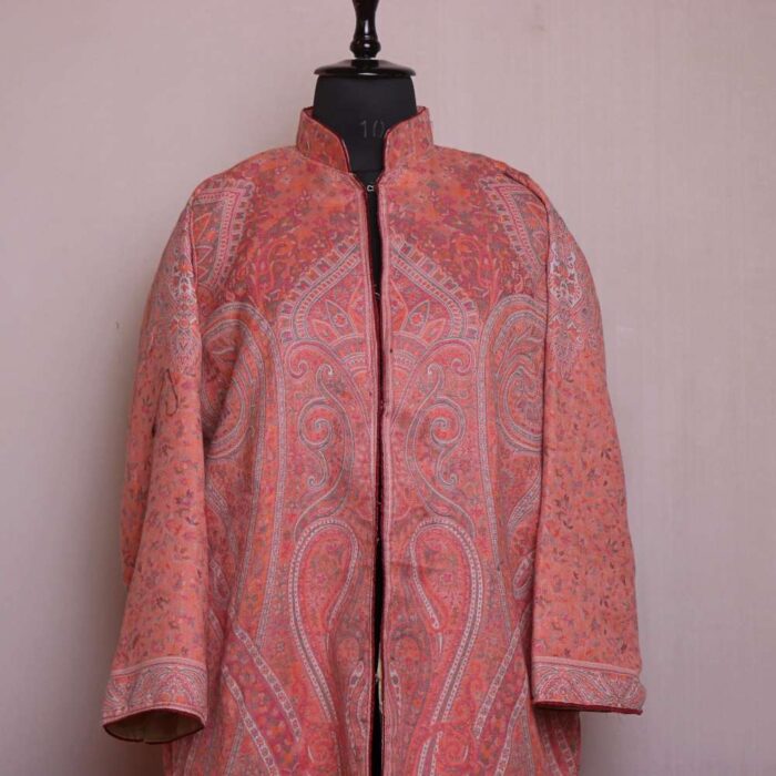 Subtle Kashmiri Kani Jacket with Beautiful Design for Women - Ishq - Image 2