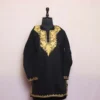 Layla Black Short Kashmiri Ruby Cotton Aari Kurti