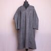 Rashid's Grey Pattu Pheran with Classic Kashmiri Check