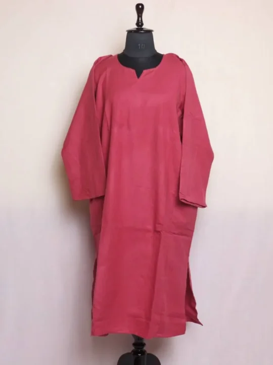 Johaar Pink Plain Pheran