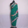 Meera Green Georgette Saree - Intricate Aari Embroidery