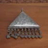 Antique Silver Triangle Kashmiri Jewelry Pendant – Classic Design