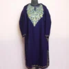 Mariya Voilet Cashmilon Pheran with Brilliant Aari Embroidery