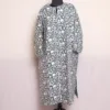 Nimra Grey Cashmilon Winter Kashmiri Pheran with All Over Front Back Jaal Aari Embroidery