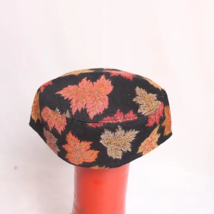 Koshor Mubarak Kani Kalamkari Embroidered Cap - Image 3