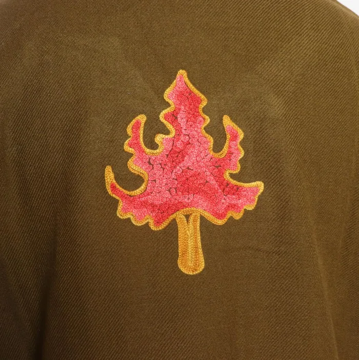 Chocolate Brown Cashmilon Pheran With Aari Embroidery - Parvaaz Collection - Image 4