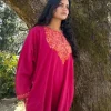 Sahira Kashmiri Cashmilon Pheran with Aari Embroidery