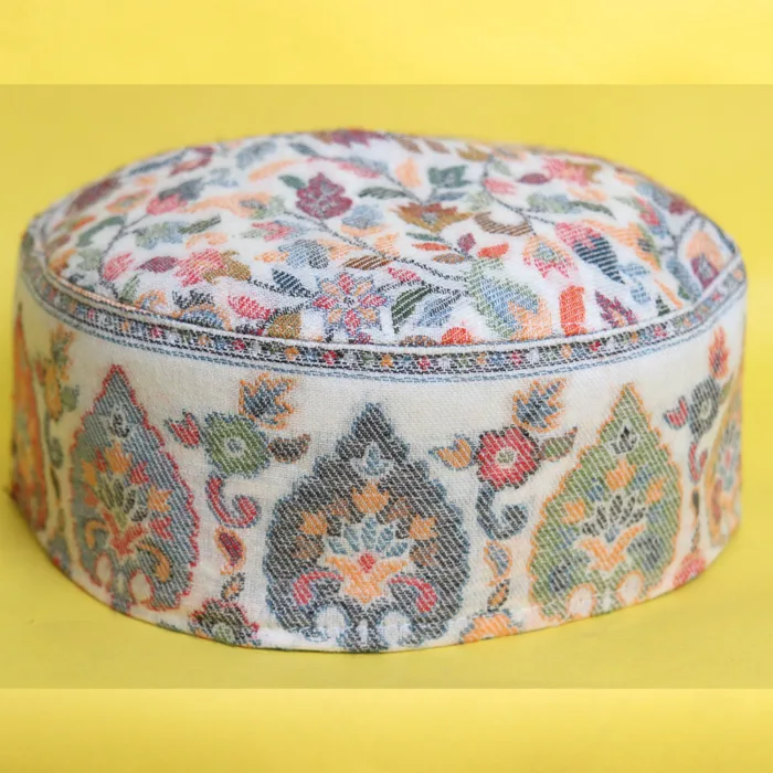 Hadiq Elegant Kani Cap from Kashmir - Image 2