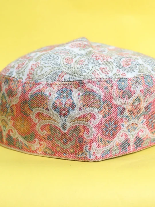 Hilal-e-Shah Elegant Kani Cap from Kashmir