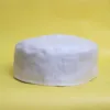 Kashmiri Premium Plain Off White Pure Pashmina Cap