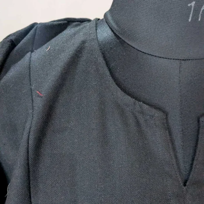 Plain Warm Black Cashmilon Pheran for Winter - Image 3