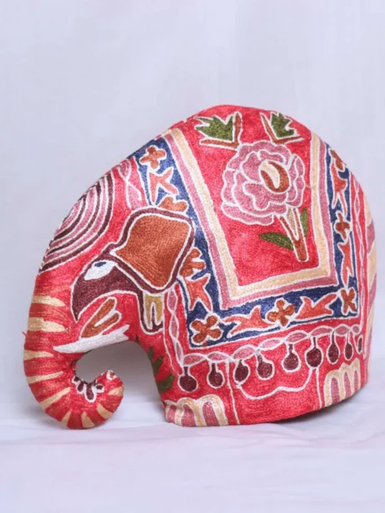 Kashmiri Handmade Elephant Chain Stitch Tea Cozy