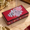 Traditional Kashmiri Paper Mache Rosy Decorative Box