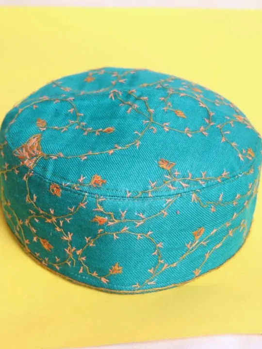 Abdullah Green Toosha Cap with Traditional Sozni Work