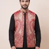 Sophisticated Kani Men's Waist Coat | Nehru Jacket in - Azian Collection
