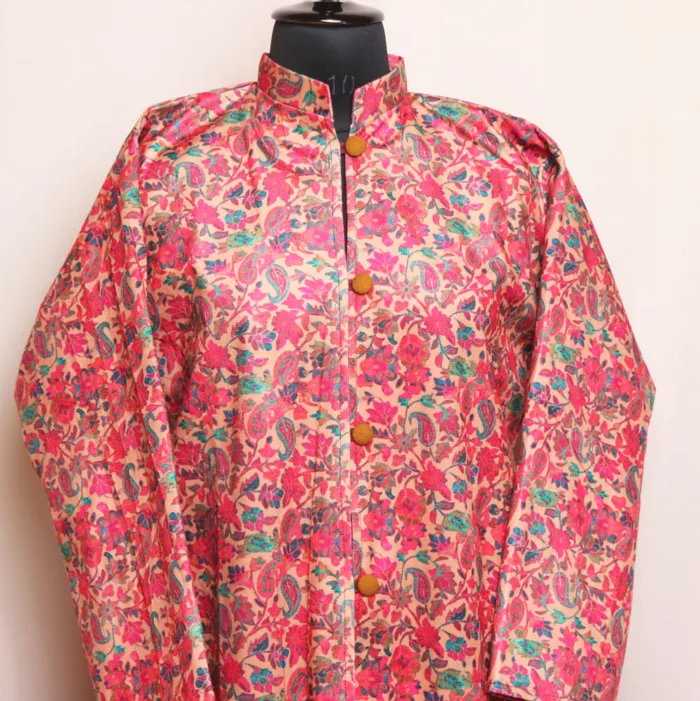 Elegant Kani Velvet | Makhmal Coat with Luxurious Kani Print - Zunaira Collection - Image 2